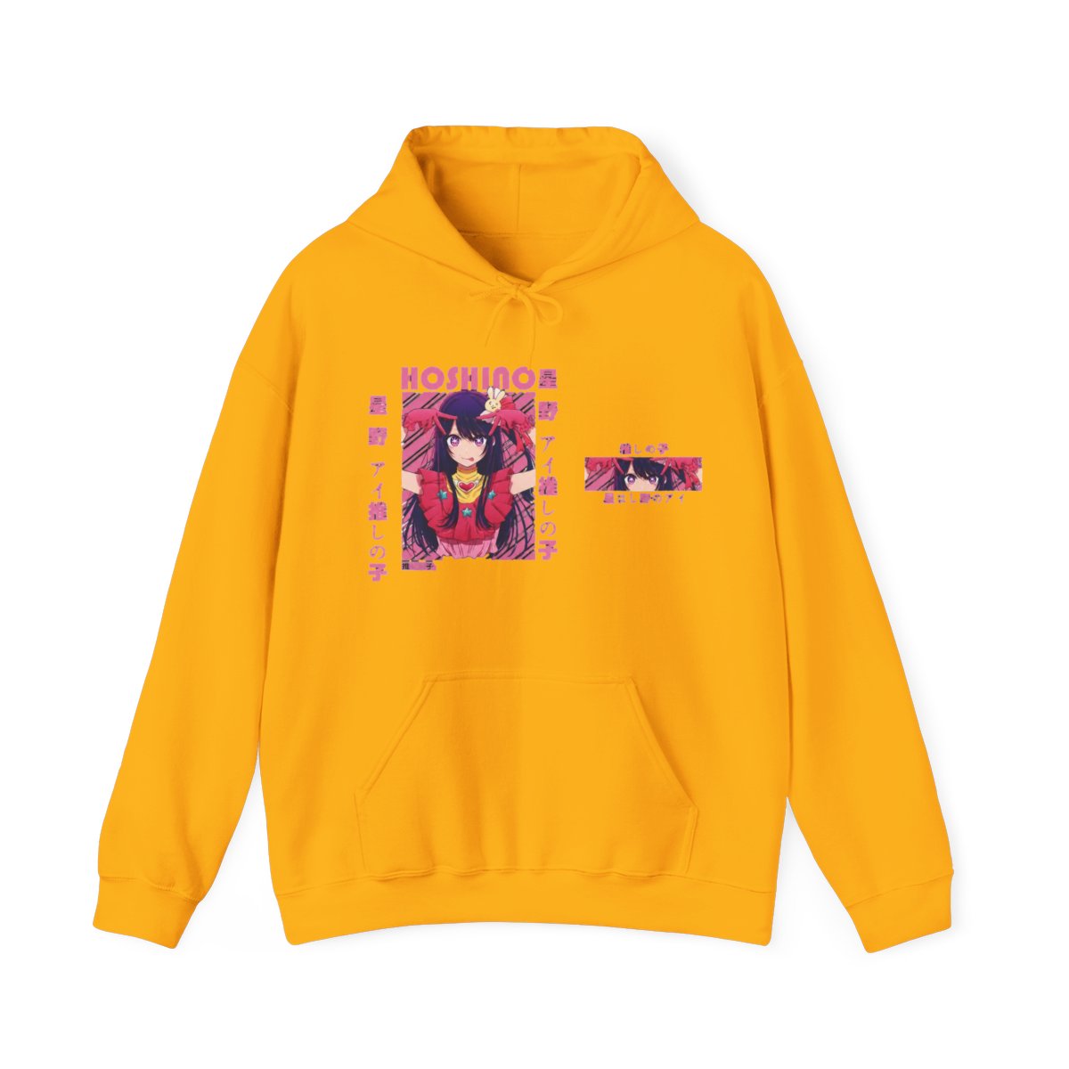 Oshi No Ko Pullovers Ai Hoshino Graphic Printed Hoodie - alternate angle 2, merchandise