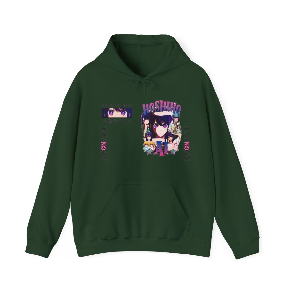 Kawaii Hoodie Anime Oshi No Ko Ai Hoshino Fashion Pullover Hoodies - alternate angle 5, merchandise