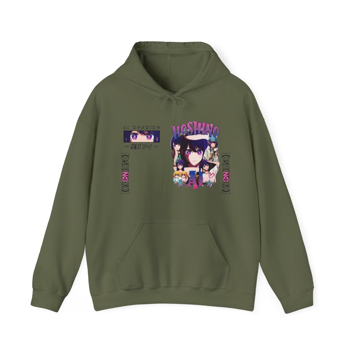 Kawaii Hoodie Anime Oshi No Ko Ai Hoshino Fashion Pullover Hoodies - alternate angle 4, merchandise