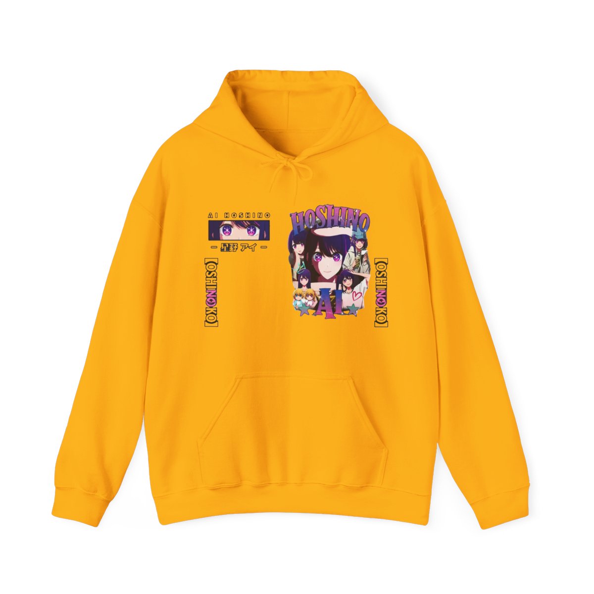 Kawaii Hoodie Anime Oshi No Ko Ai Hoshino Fashion Pullover Hoodies - alternate angle 2, merchandise
