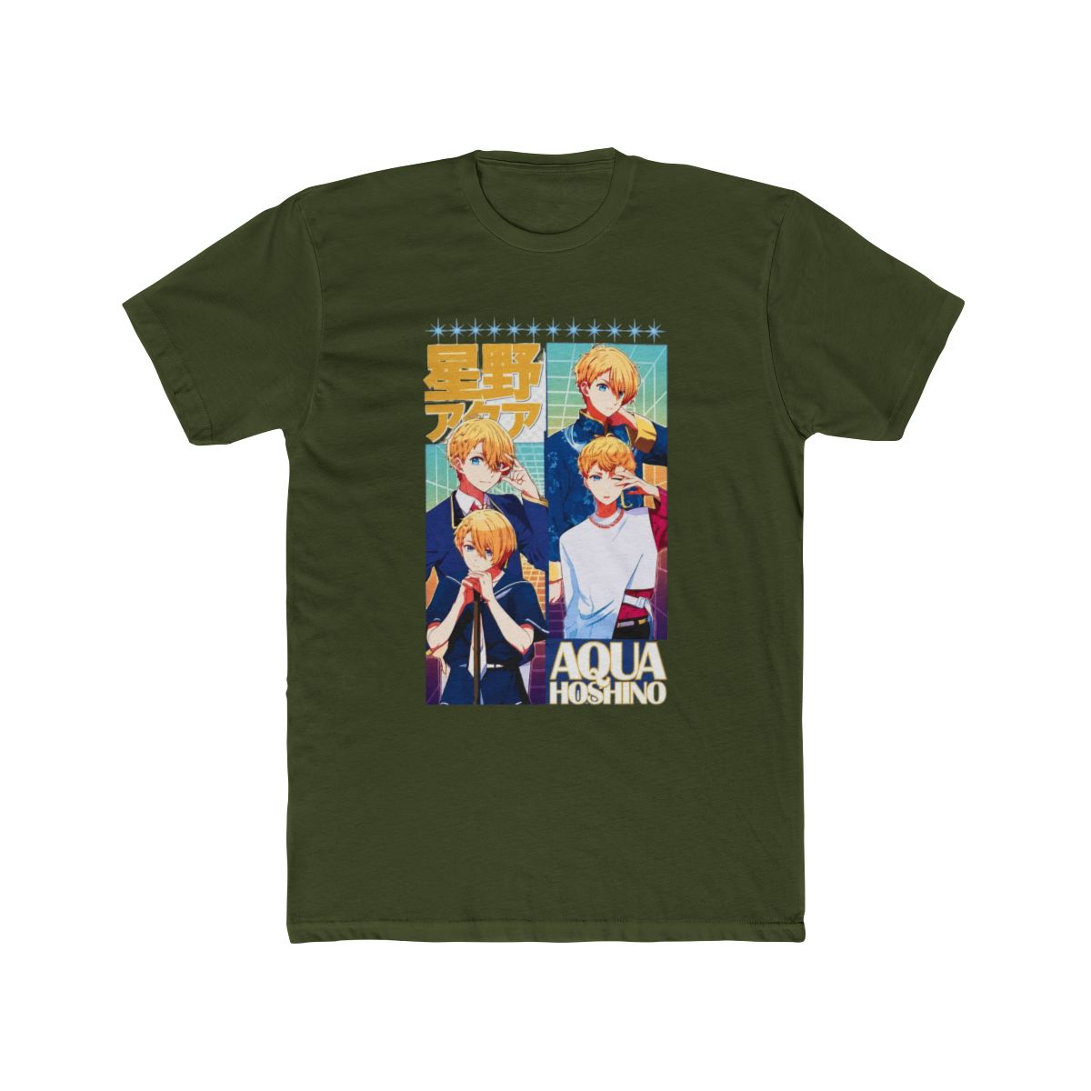 Aqua Hoshino Oshi no Ko Streetwear T Shirt | Anime Ape - alternate angle 5, merchandise
