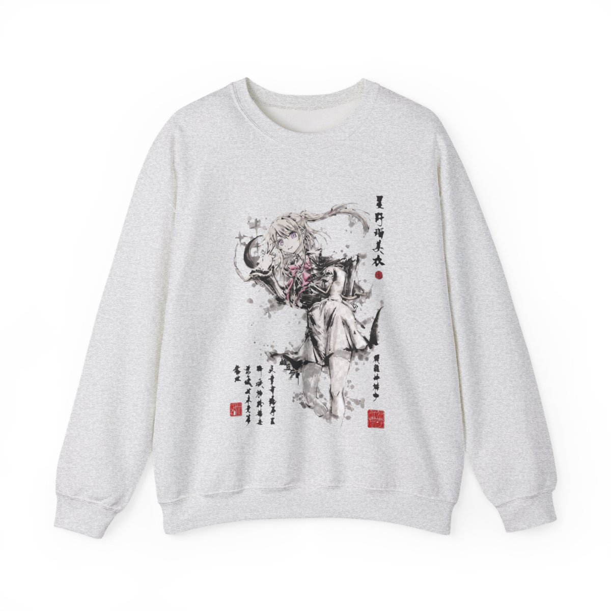 Ruby Hoshino Hoodies, Oshi no Ko Hoodies, Anime Hoodies, Vintage Sweater - Artsholic - Fan Art Merch - alternate angle 2, merchandise